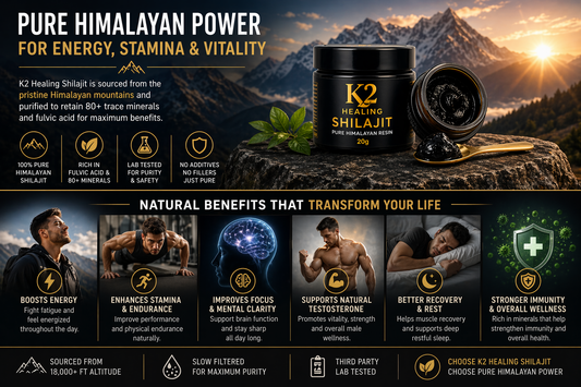 Morning Energy Routine: Why Shilajit Resin Is the Ultimate Natural Boost K2 Shilajit - World's Finest Shilajit