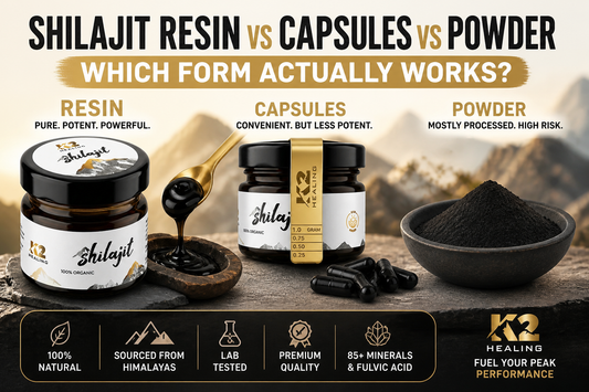 “Shilajit Resin vs Capsules vs Powder: Which Form Actually Works? K2 Shilajit - World's Finest Shilajit