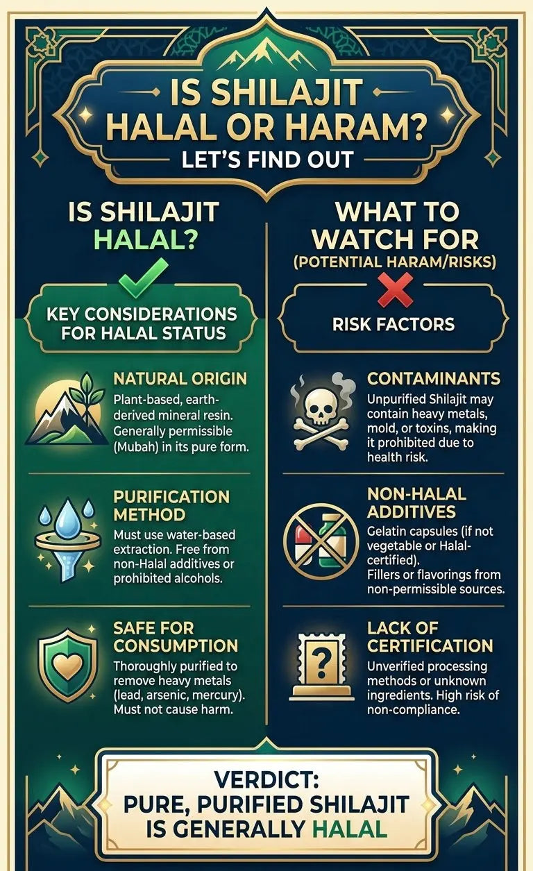 Is Shilajit Halal? What Muslims Must Know (2026) K2 Shilajit - World's Finest Shilajit