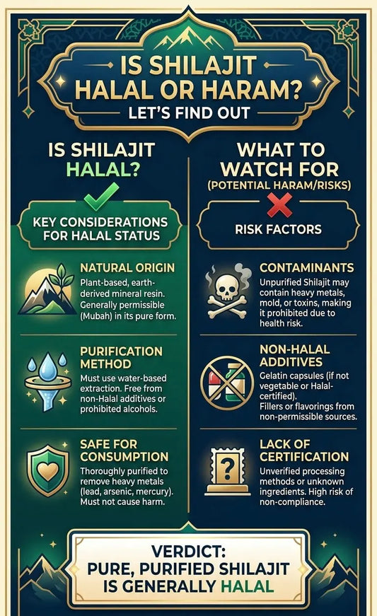 Is Shilajit Halal? What Muslims Must Know (2026) K2 Shilajit - World's Finest Shilajit