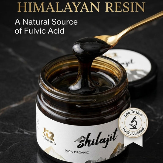 Natural Testosterone & Energy Booster – Pure Himalayan Shilajit Resin K2 Shilajit - World's Finest Shilajit