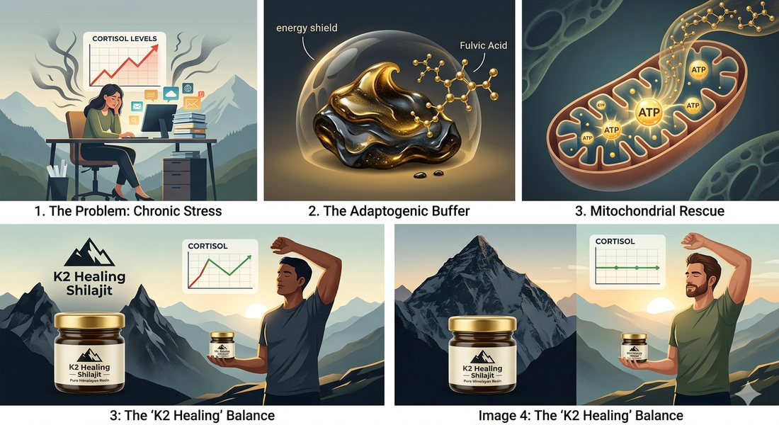 Does Shilajit Lower High Cortisol? K2 Shilajit - World's Finest Shilajit