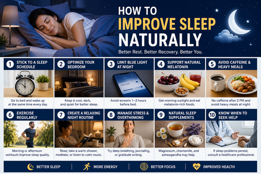 How to Improve Sleep Naturally: The Complete Guide to Better Rest, Recovery, and Daily Energy K2 Shilajit - World's Finest Shilajit