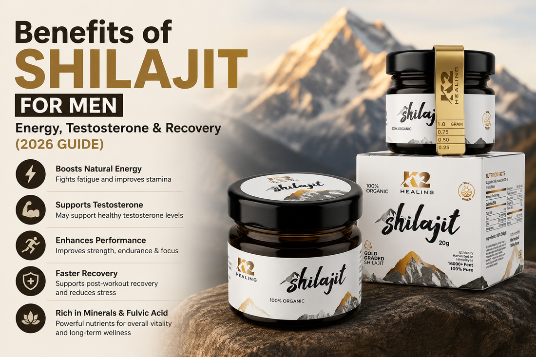 Benefits of Shilajit for Men: Energy, Testosterone & Recovery (2026 Guide) K2 Shilajit - World's Finest Shilajit