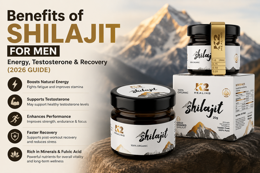 Benefits of Shilajit for Men: Energy, Testosterone & Recovery (2026 Guide) K2 Shilajit - World's Finest Shilajit