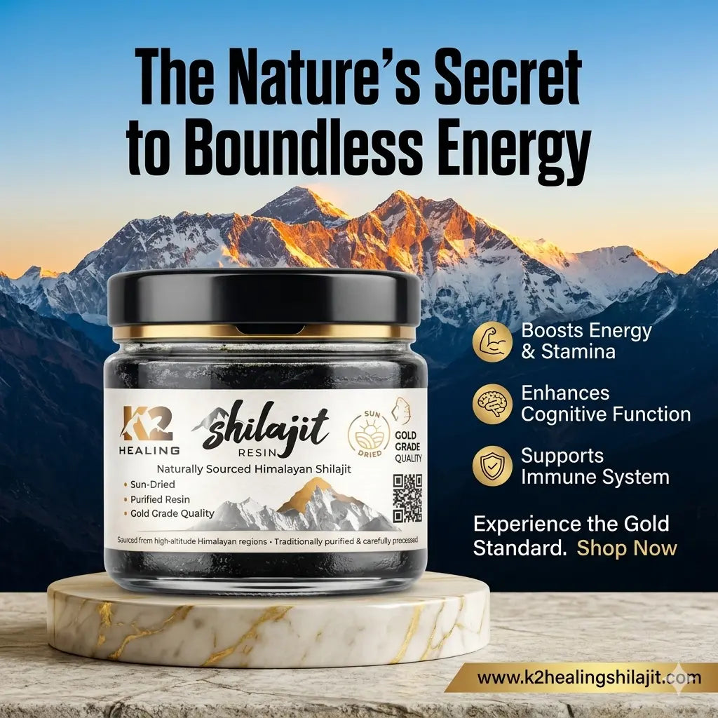 Pure Himalayan Shilajit Resin – 30g | Lab Tested | High Fulvic Acid K2 Shilajit - World's Finest Shilajit