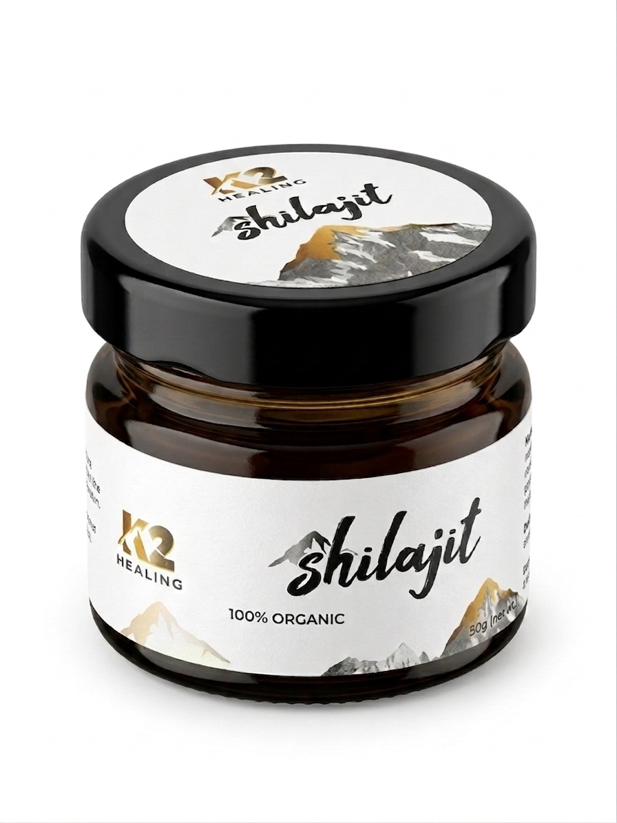 Pure Himalayan Shilajit Resin – Natural Energy, Strength & Vitality
 50g – Authentic Shilajit K2healingshilajit