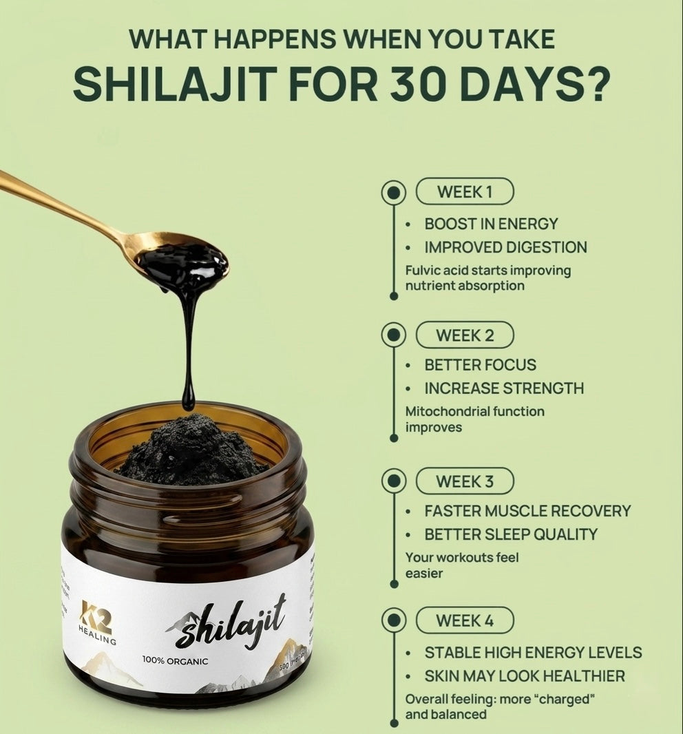 Pure Himalayan Shilajit Resin - Buy 3 Get 3 FREE (180 Servings) K2healingshilajit