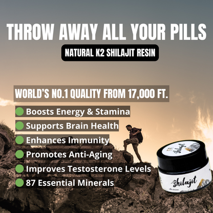 K2 Royal Himalayan Shilajit Resin - Special Offer